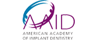 The image is a logo with the text  AID  prominently displayed, featuring a stylized design that includes a circular element and the letters  AID  in uppercase.