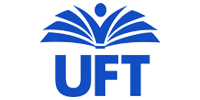 The image displays a logo with a stylized tree, possibly palm, and text that reads  UFT  in uppercase letters.